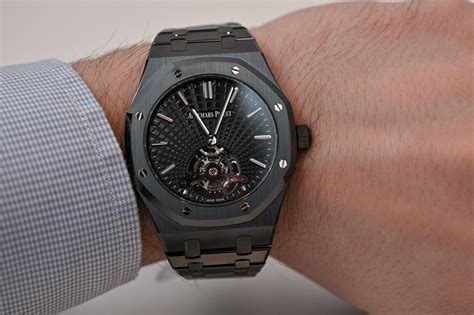 audemars piguet black ceramic tourbillon|audemars piguet royal oak.